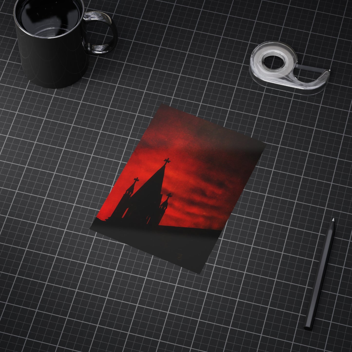 Blood Dusk Paper Print