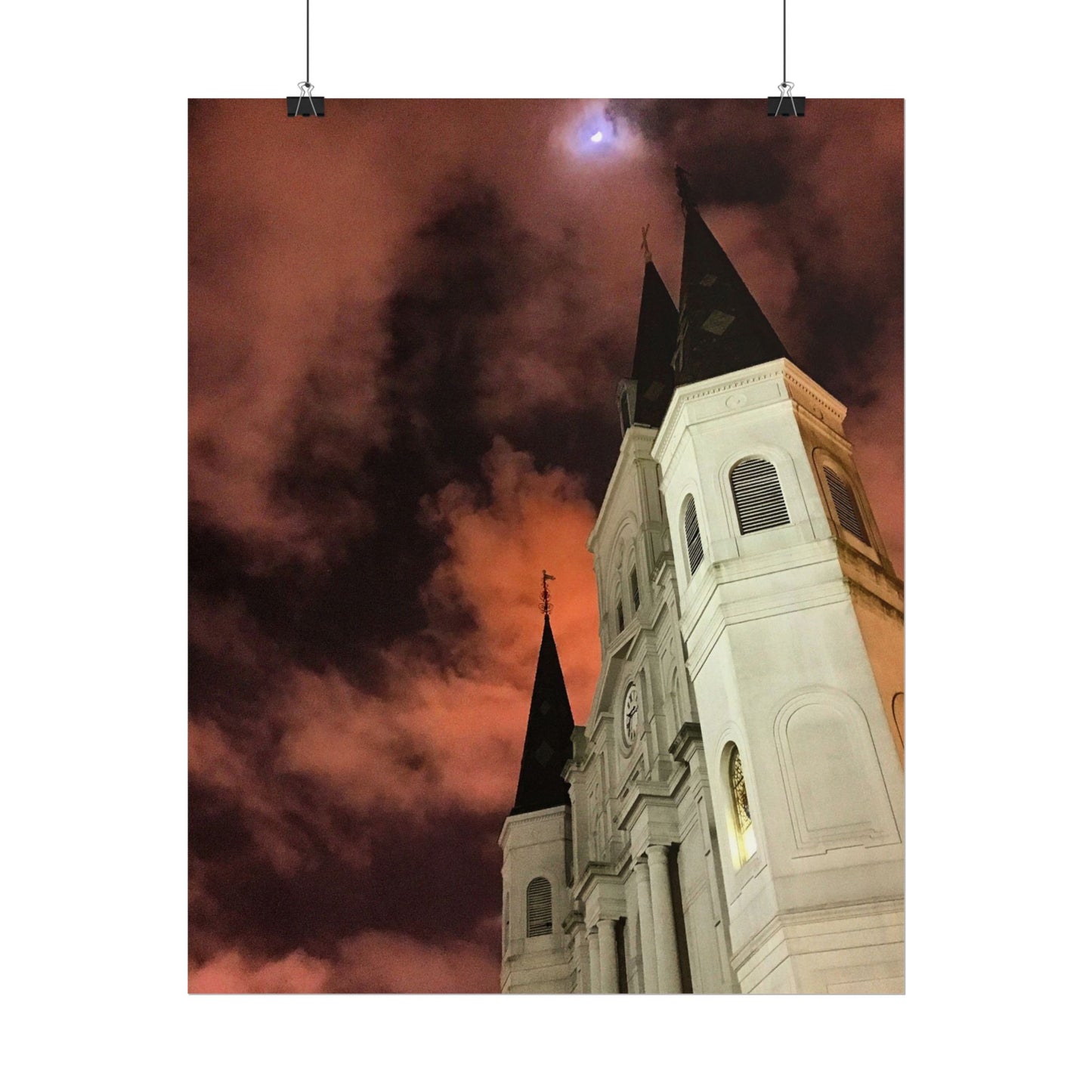 Moonrise Over St. Louis (V.1) Rolled Poster