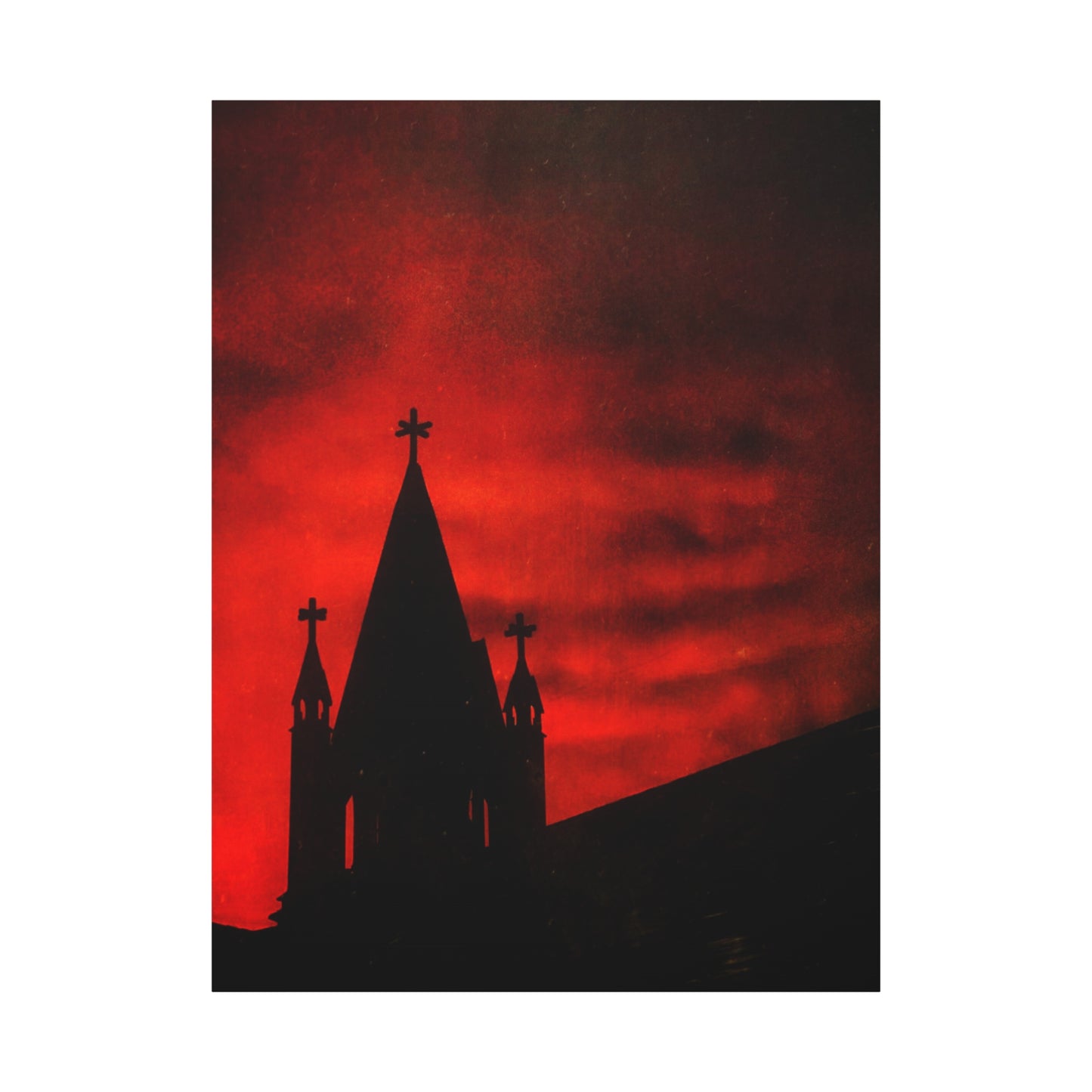 Blood Dusk Matte Canvas, Stretched, 1.25"