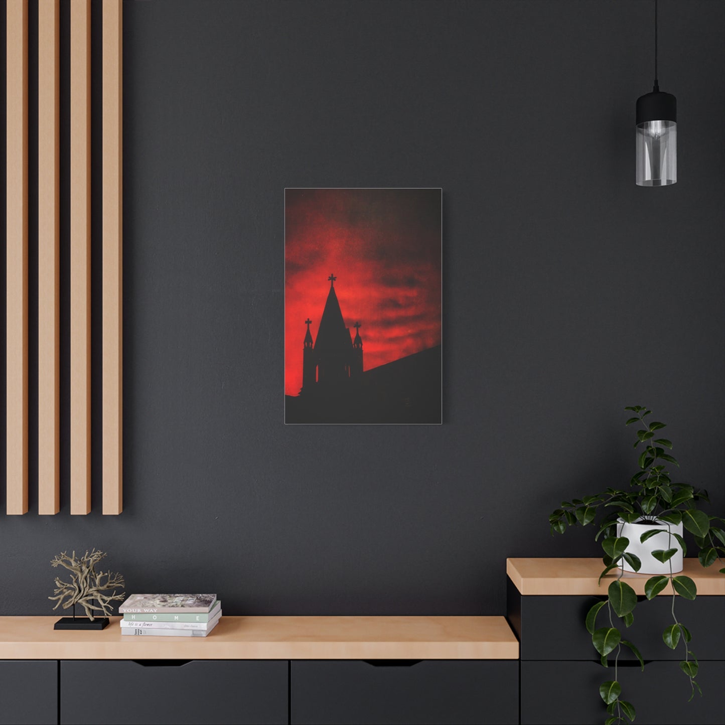 Blood Dusk Matte Canvas, Stretched, 1.25"