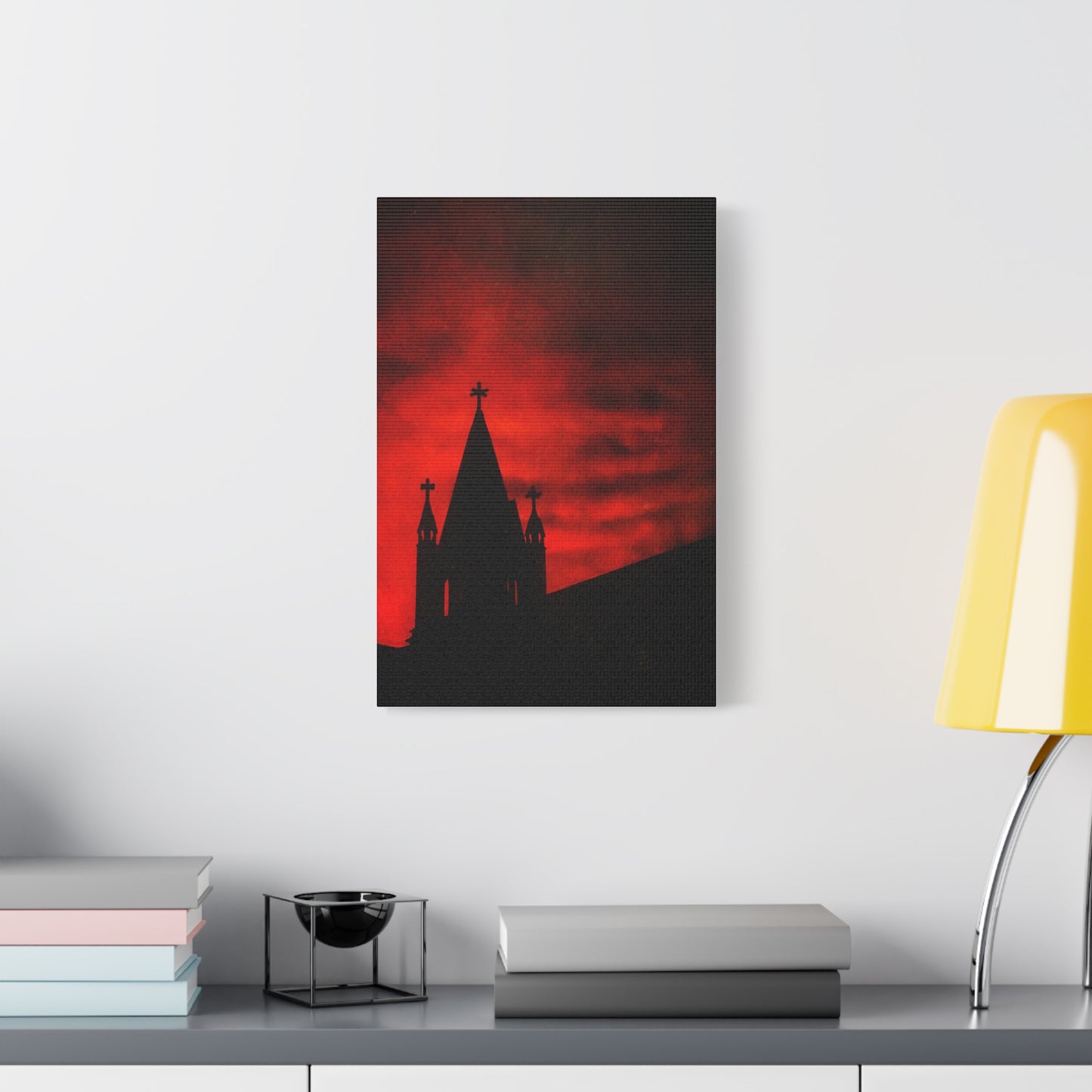 Blood Dusk Matte Canvas, Stretched, 1.25"