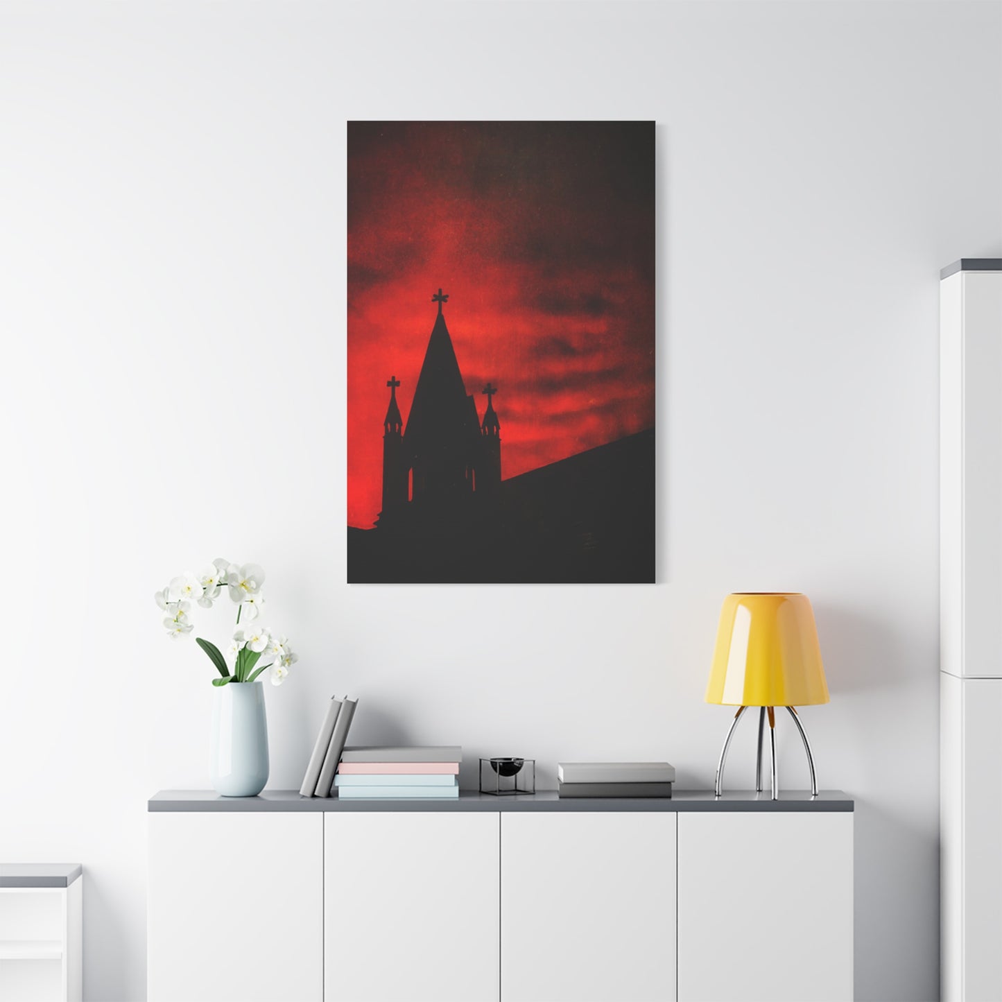 Blood Dusk Matte Canvas, Stretched, 1.25"