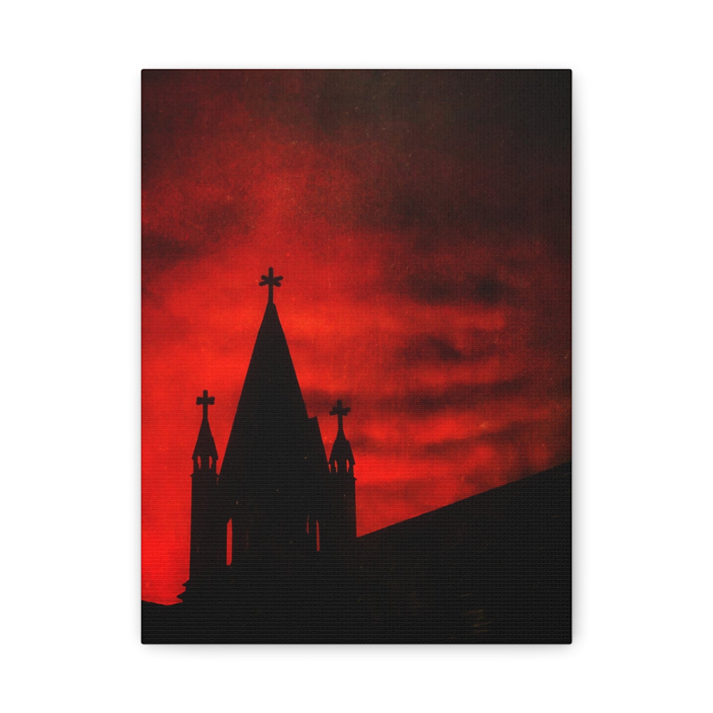 Blood Dusk Matte Canvas, Stretched, 1.25"