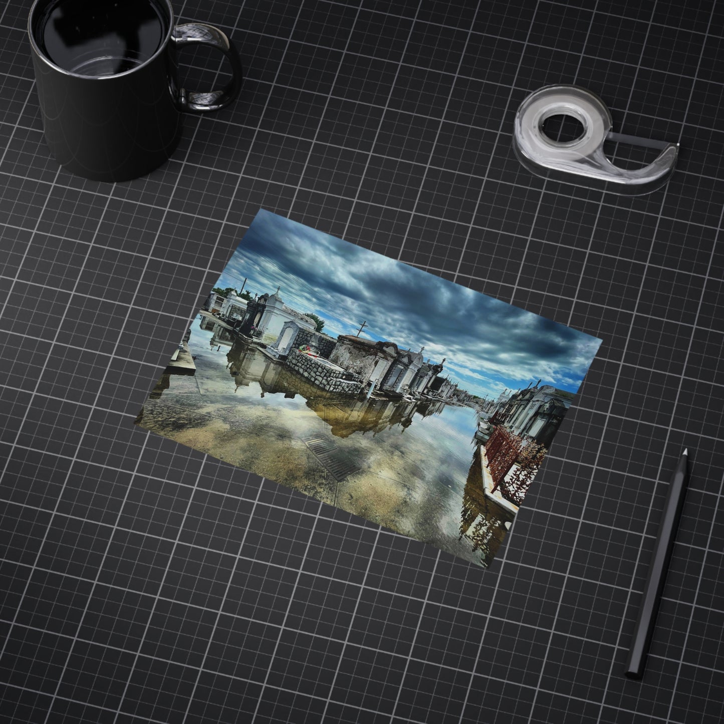 Heaven's Crossroads Paper Print