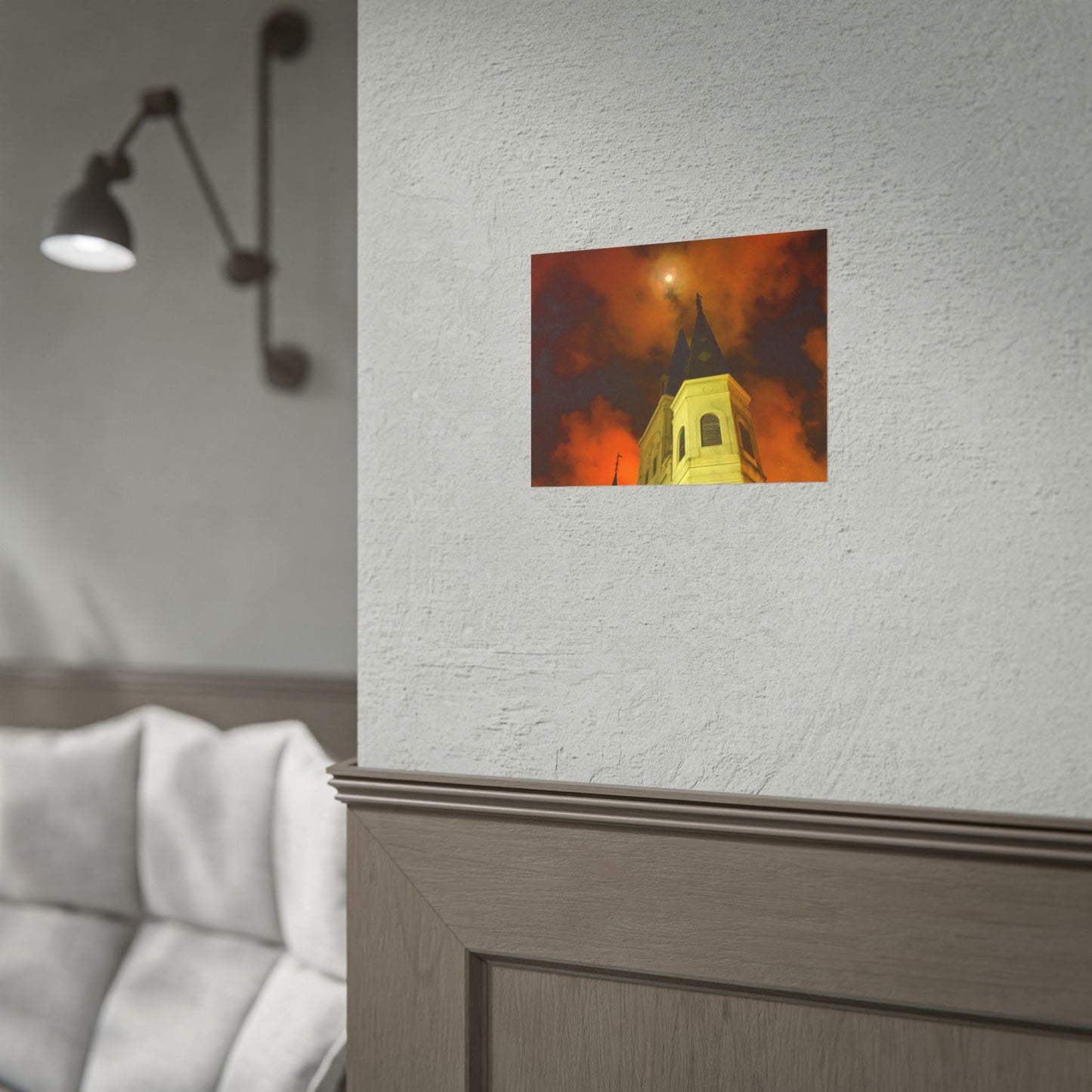 Moonrise Over St. Louis (V.2) Rolled Poster