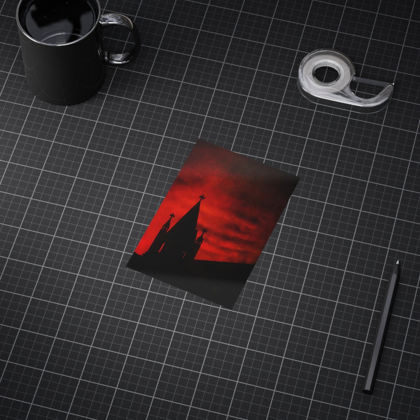 Blood Dusk Paper Print
