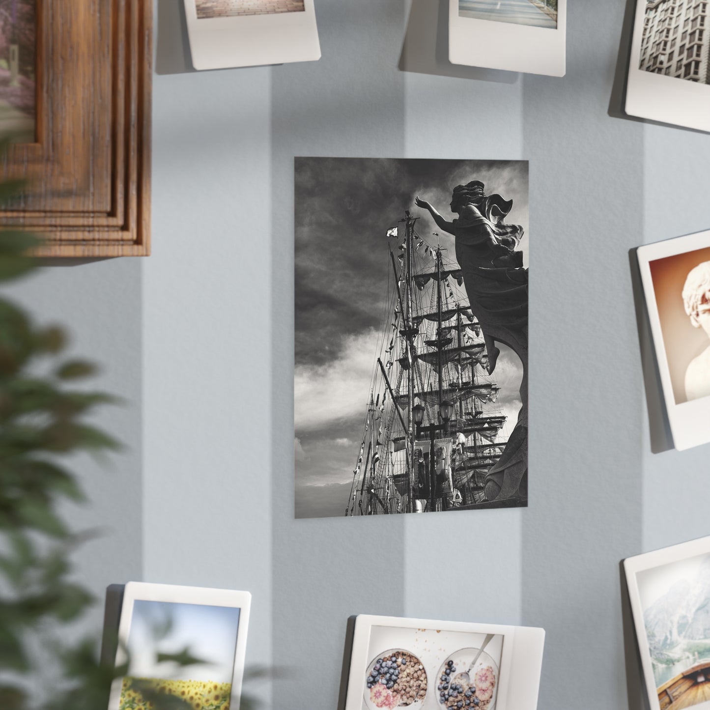 Hope and the Tall Ships Paper Print