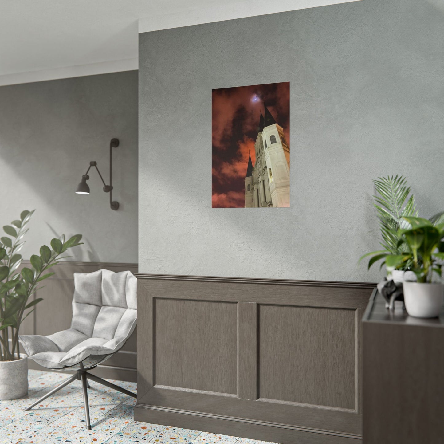 Moonrise Over St. Louis (V.1) Rolled Poster