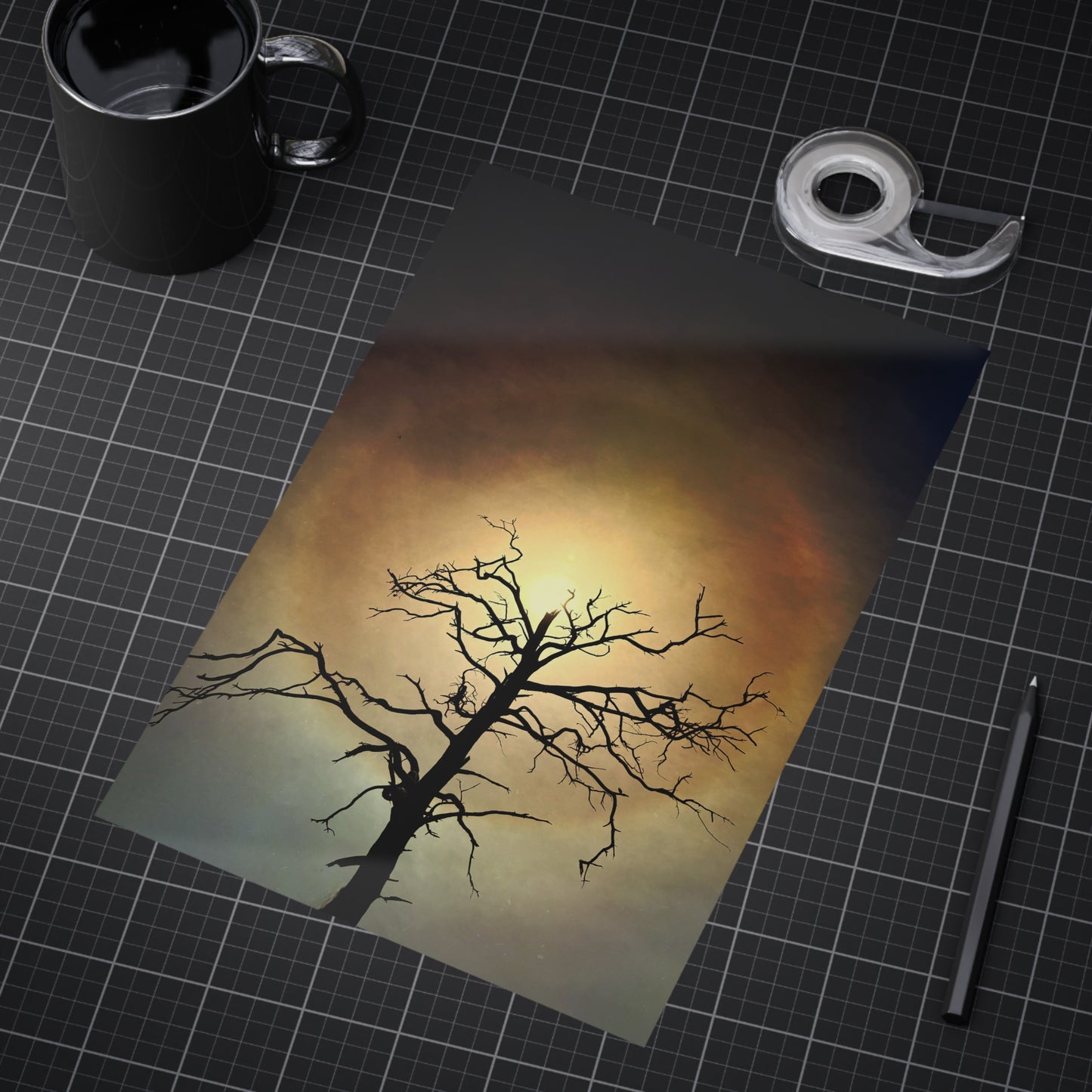 The Eye Opens Paper Print