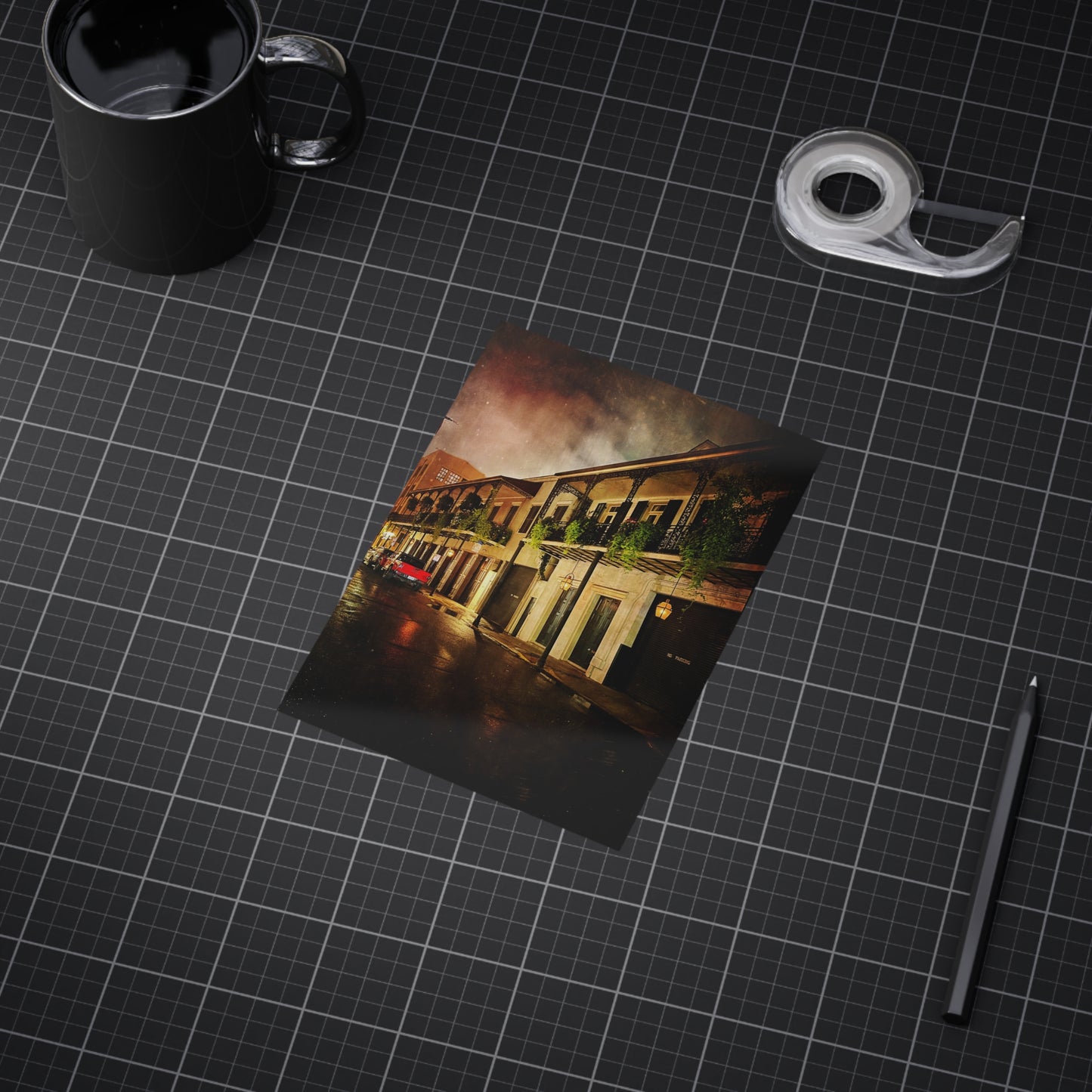 Frech Quarter Paper Print