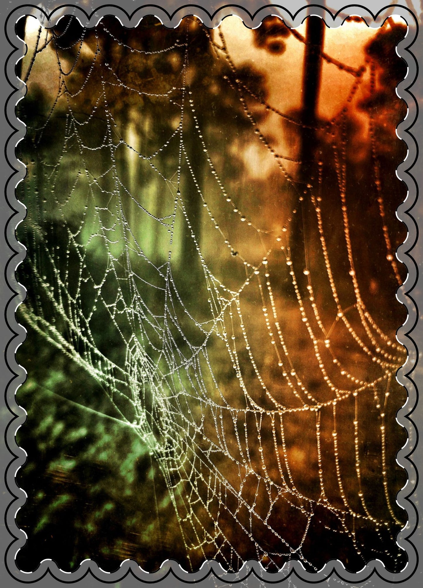 Tears of Dawn (V.2) Flat Greeting Cards (envelopes included)