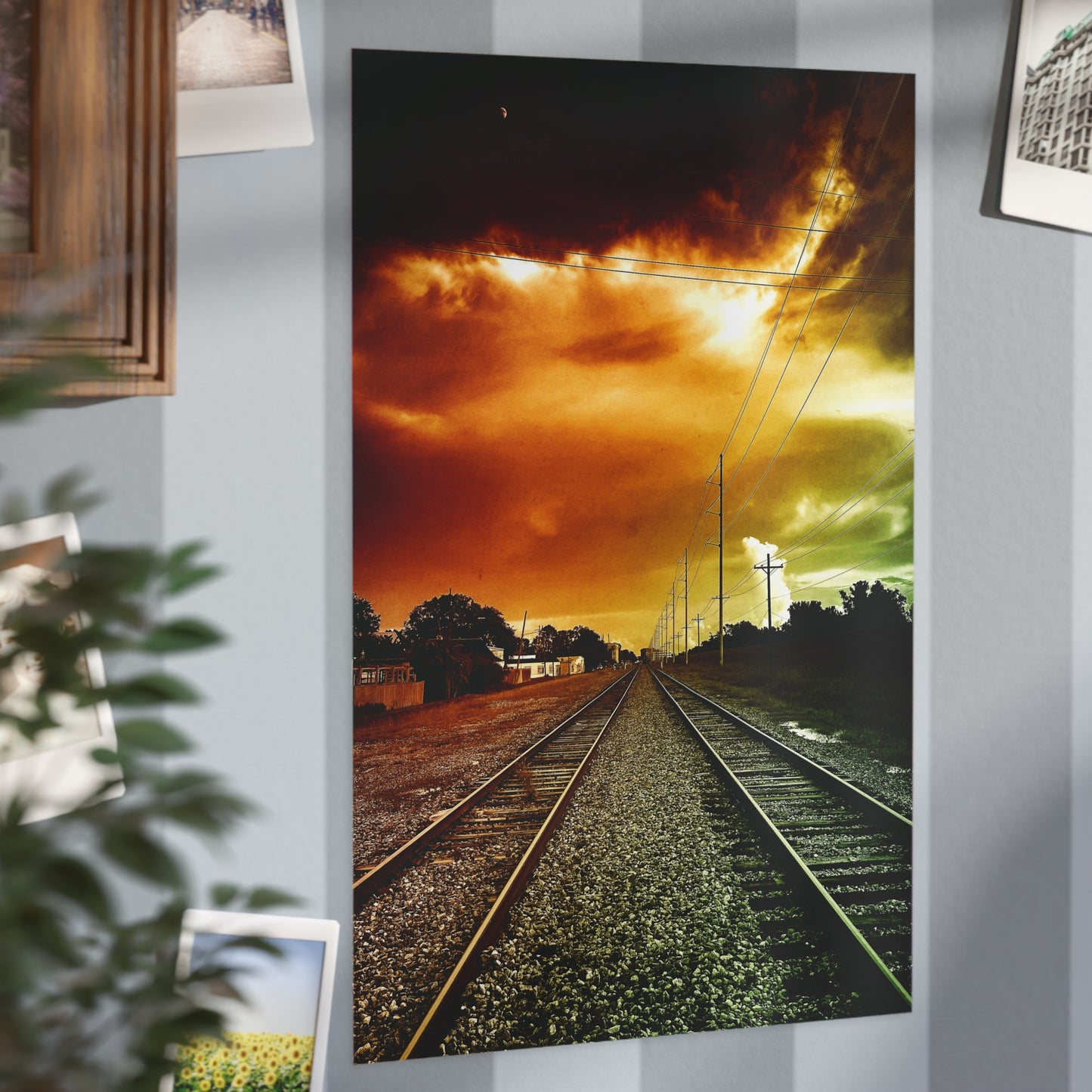 Not Choosing A Lane Paper Print