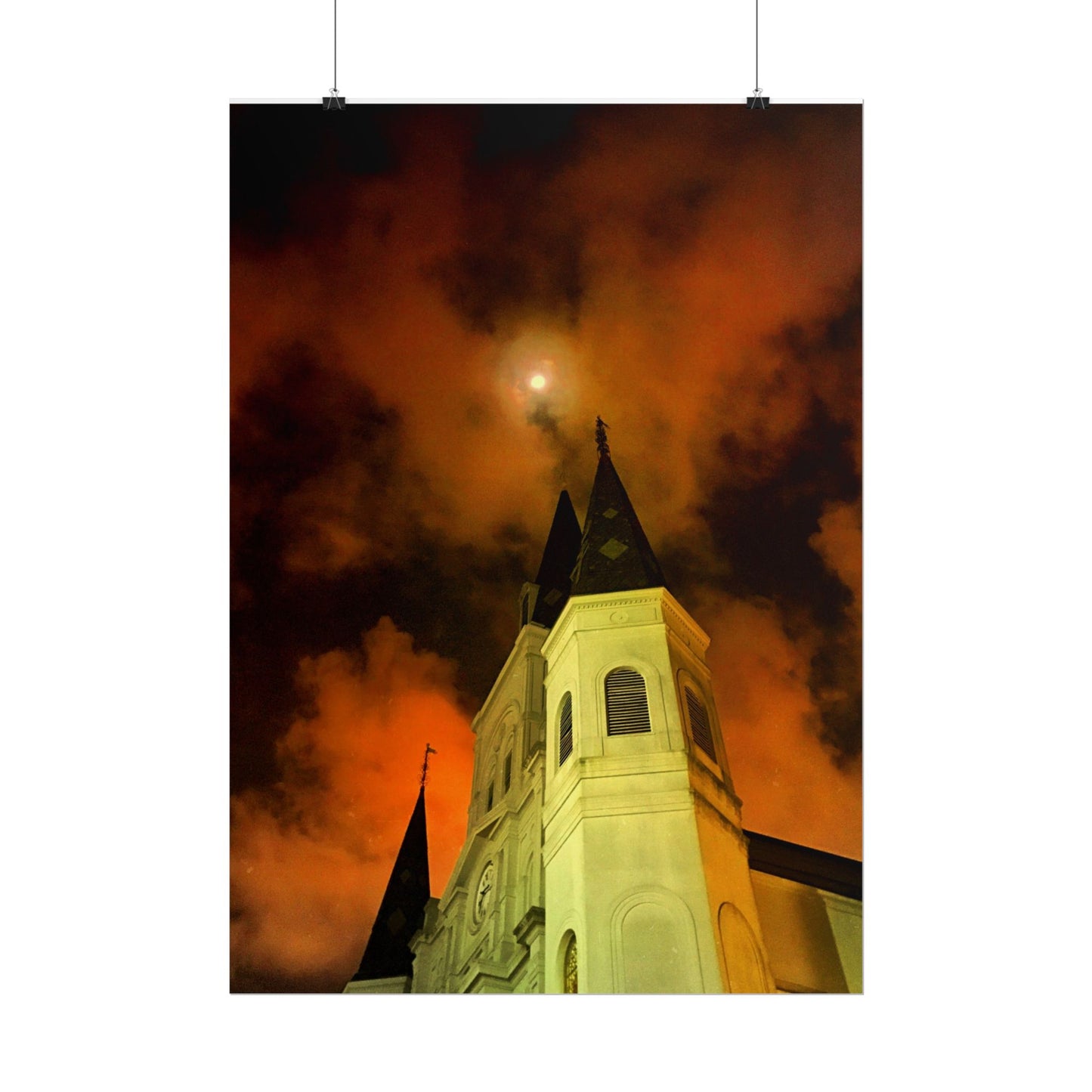 Moonrise Over St. Louis (V.2) Rolled Poster