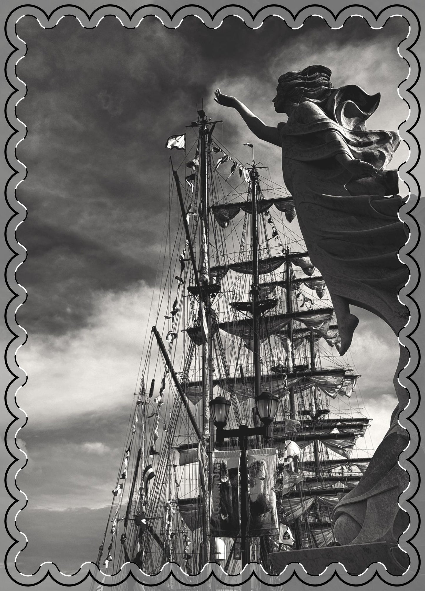 Hope and the Tall Ships Flat Greeting Cards (envelopes included)