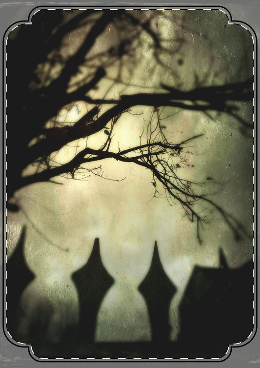 Rainy October Flat Greeting Cards (envelopes included)