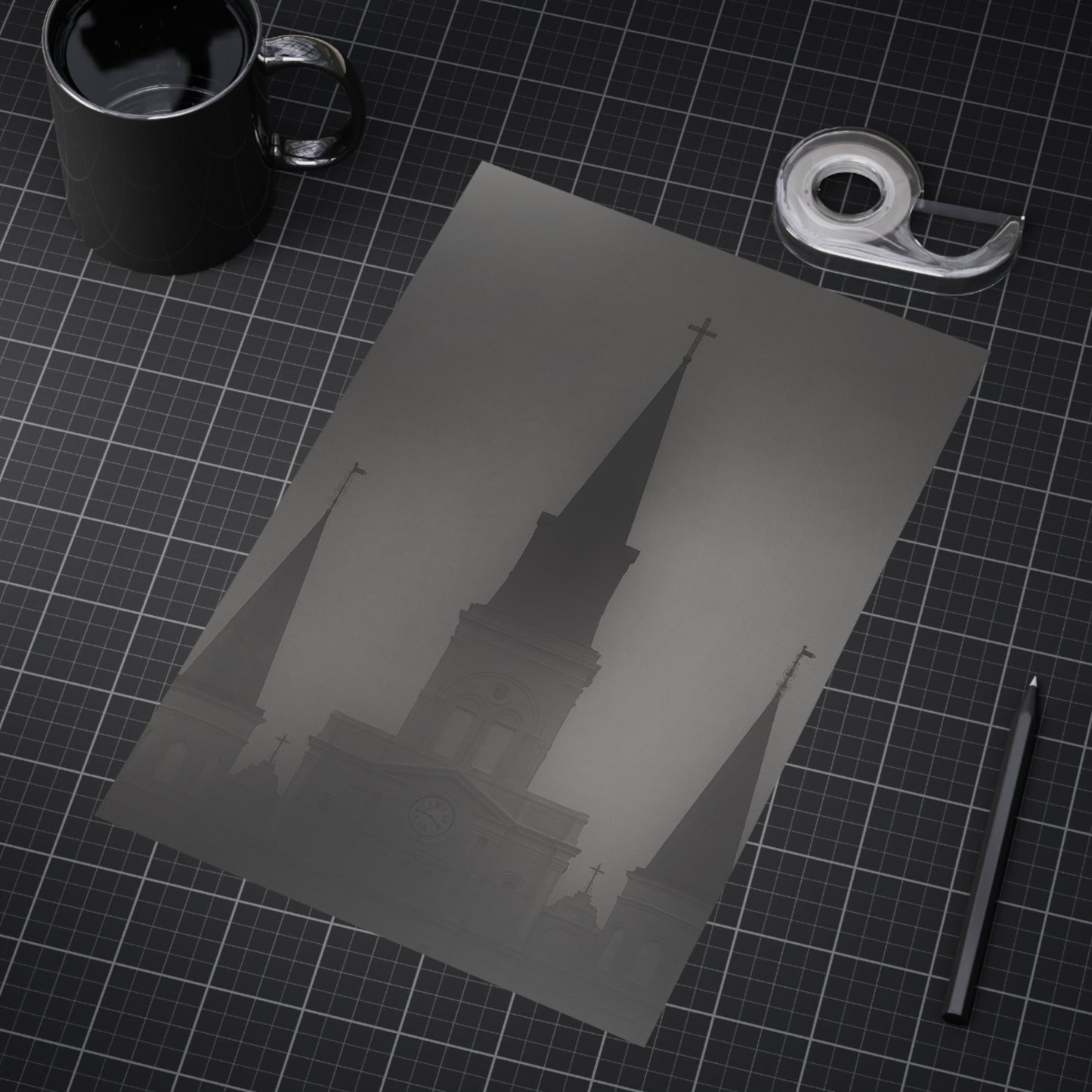 St. Louis of the Mist Paper Print