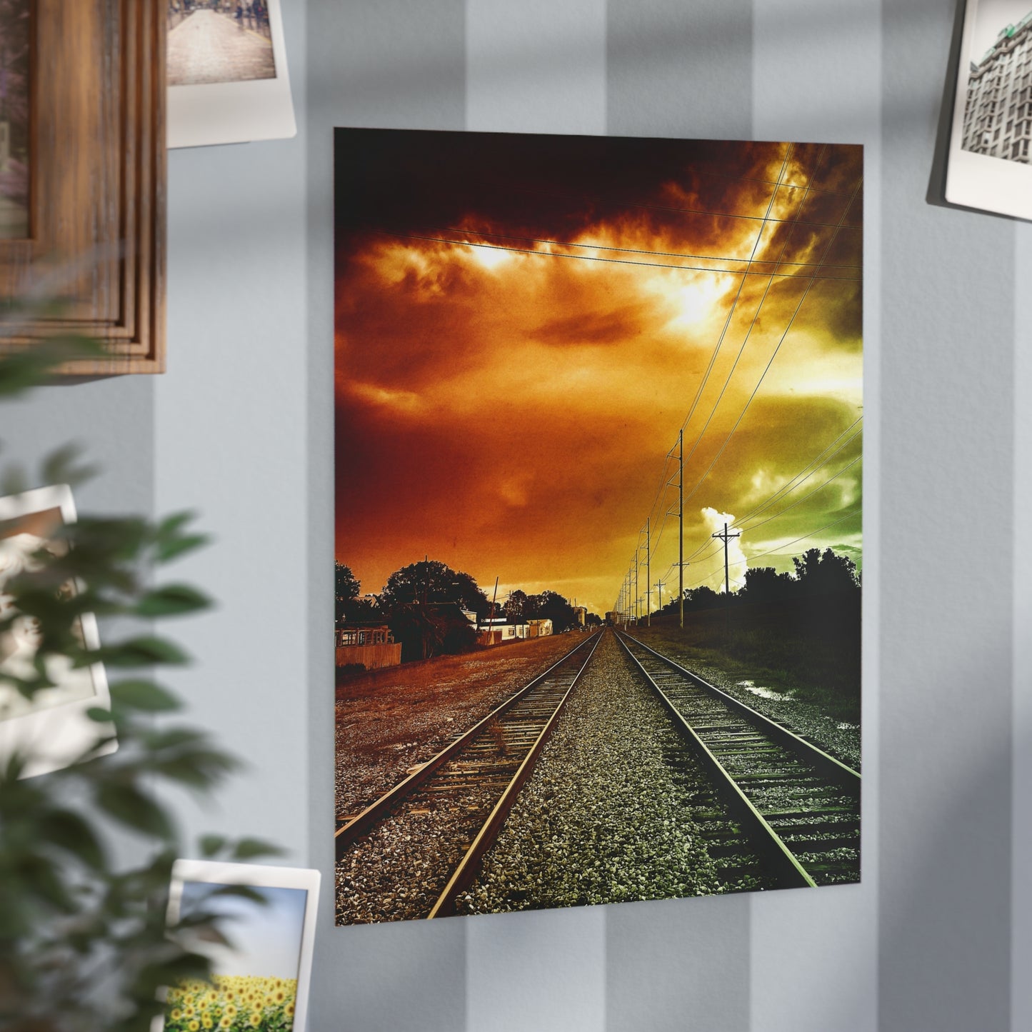 Not Choosing A Lane Paper Print