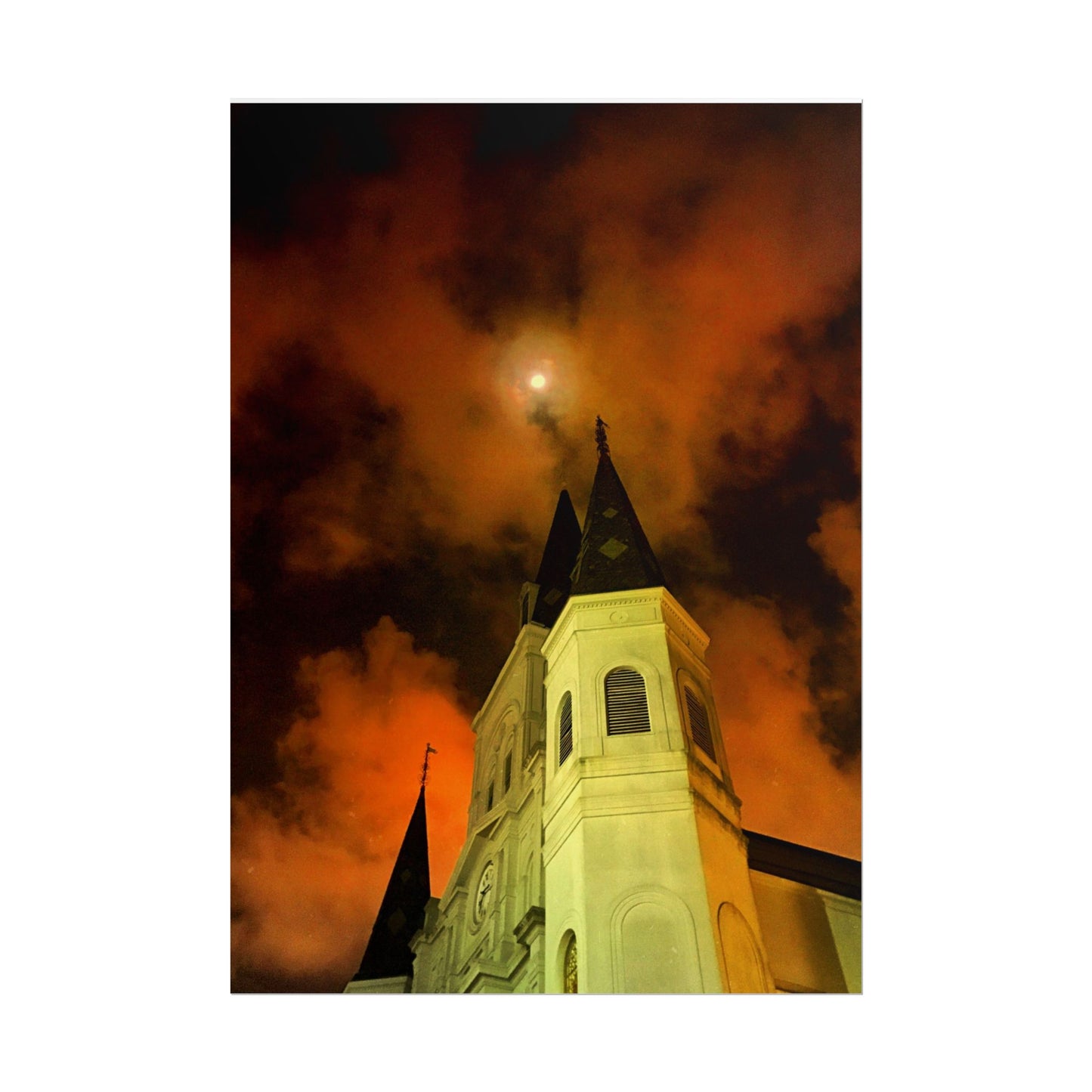 Moonrise Over St. Louis (V.2) Rolled Poster