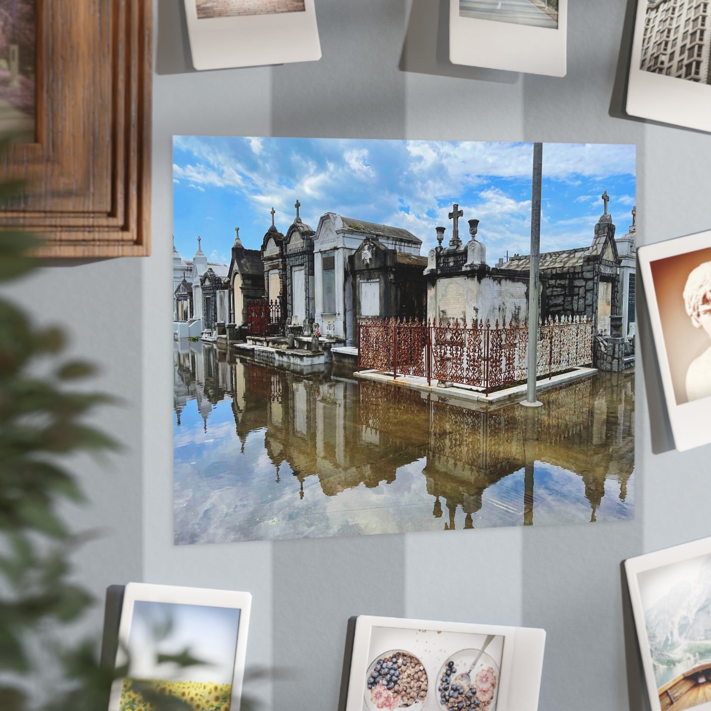 The Day The Sky Fell On Saint Joseph Paper Print