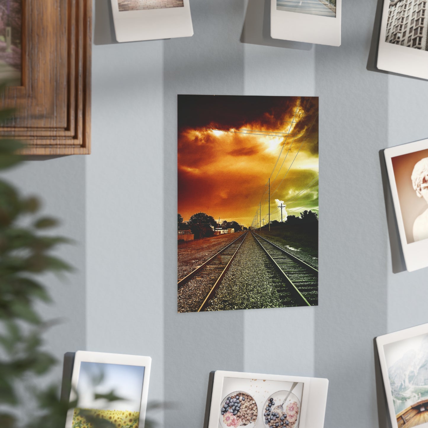 Not Choosing A Lane Paper Print