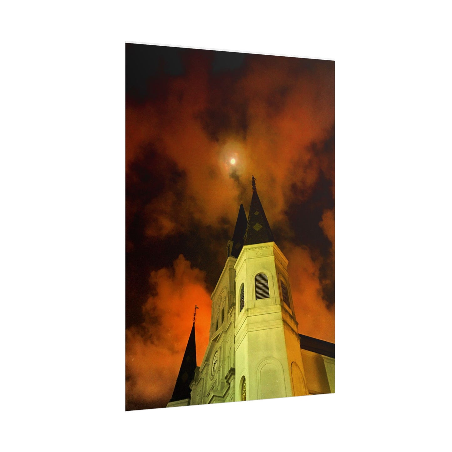 Moonrise Over St. Louis (V.2) Rolled Poster