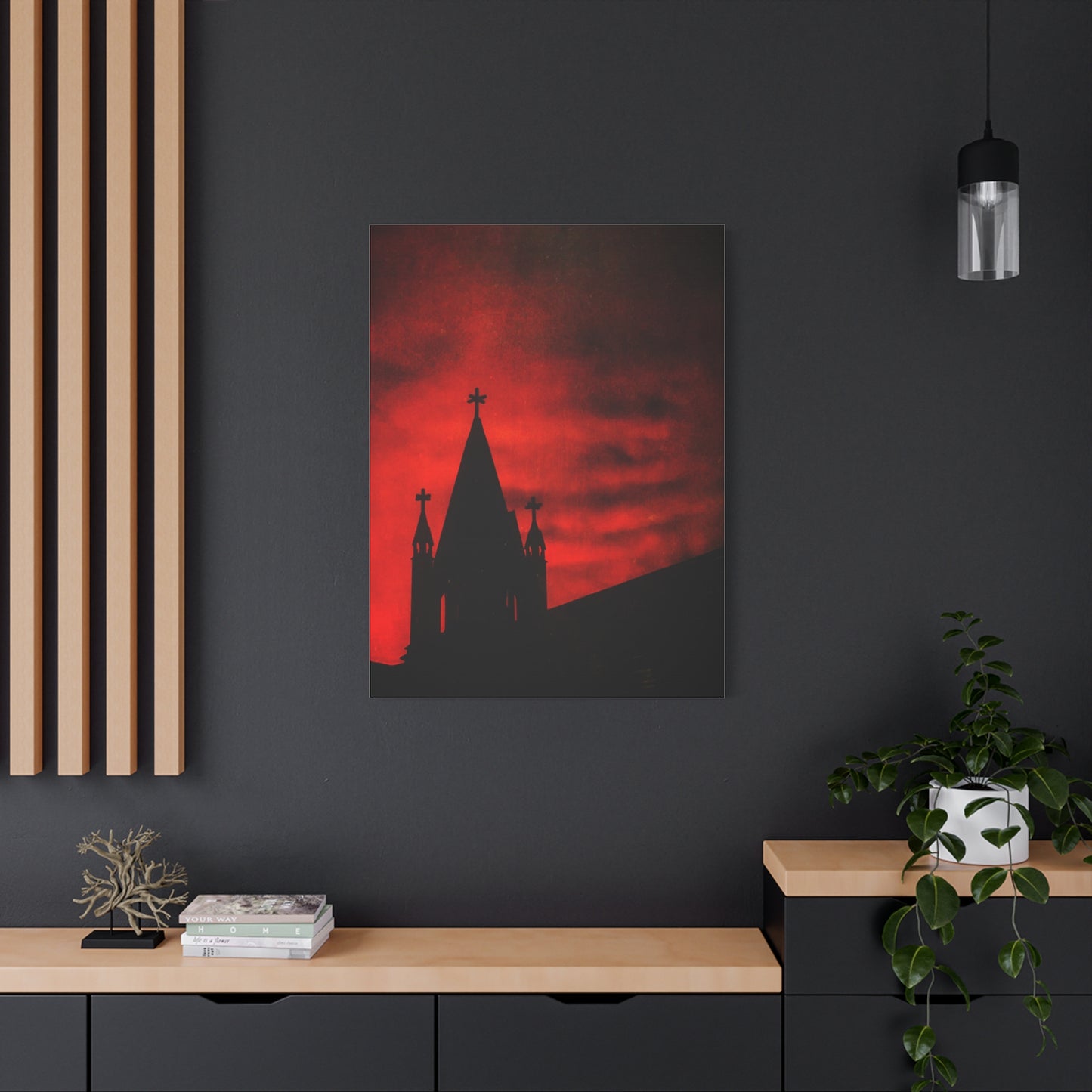 Blood Dusk Matte Canvas, Stretched, 1.25"