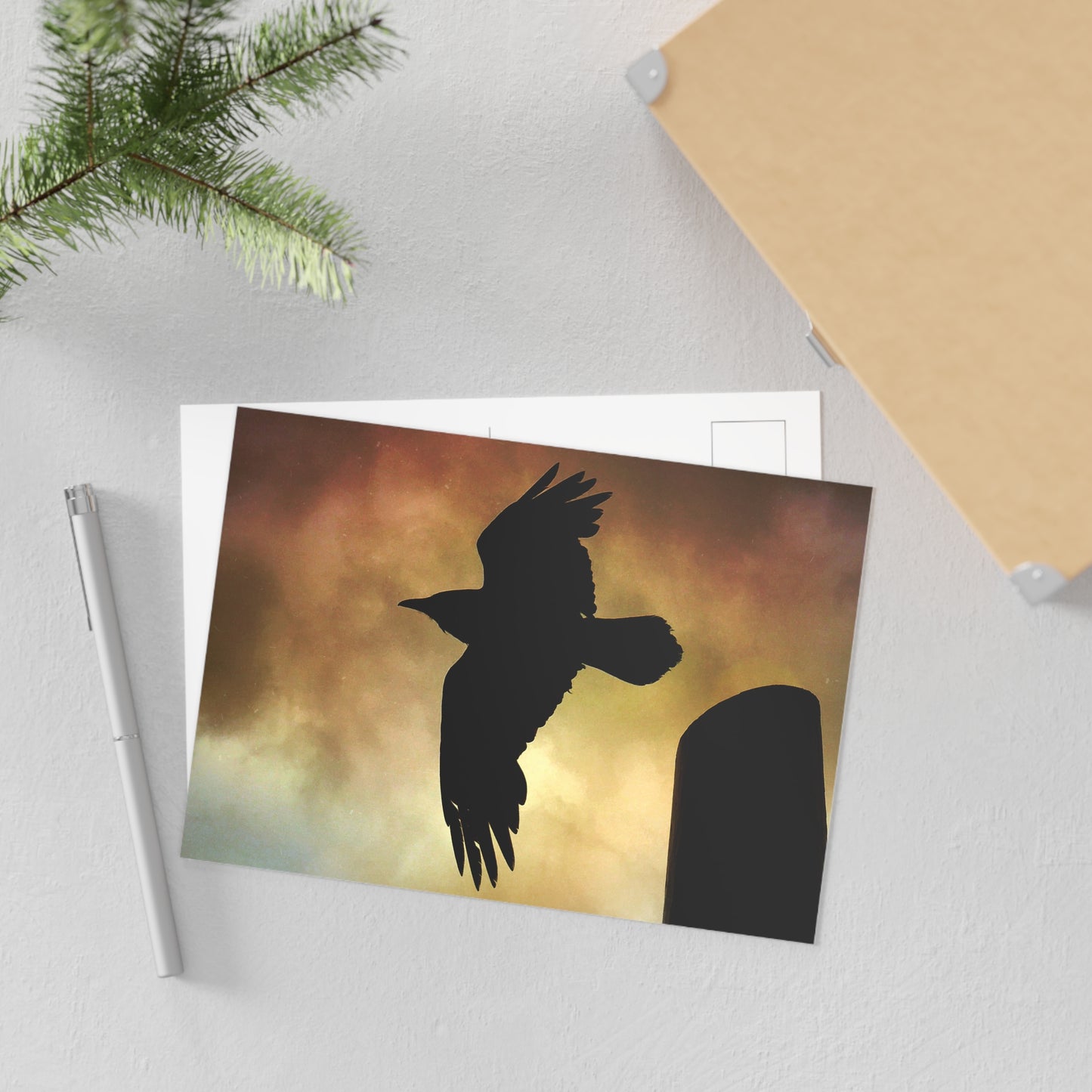 The Gardian Awakens Fine Art Postcard