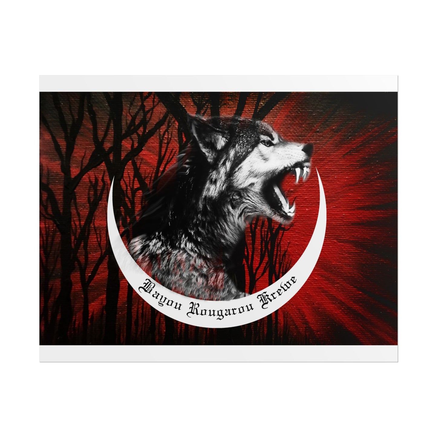 The Bayou Rougarou Krewe Rolled Poster