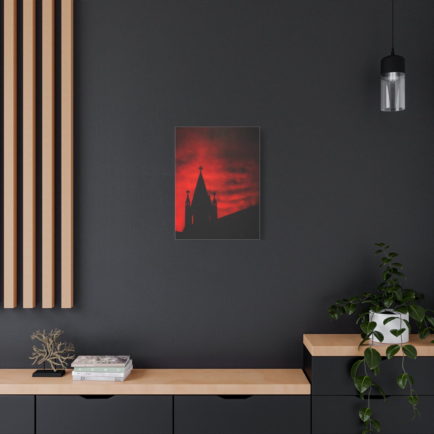 Blood Dusk Matte Canvas, Stretched, 1.25"