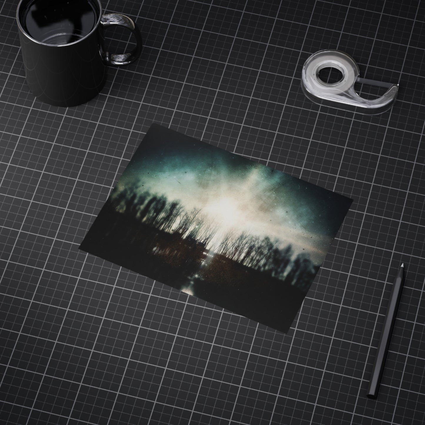 Bayou Dusk Paper Print