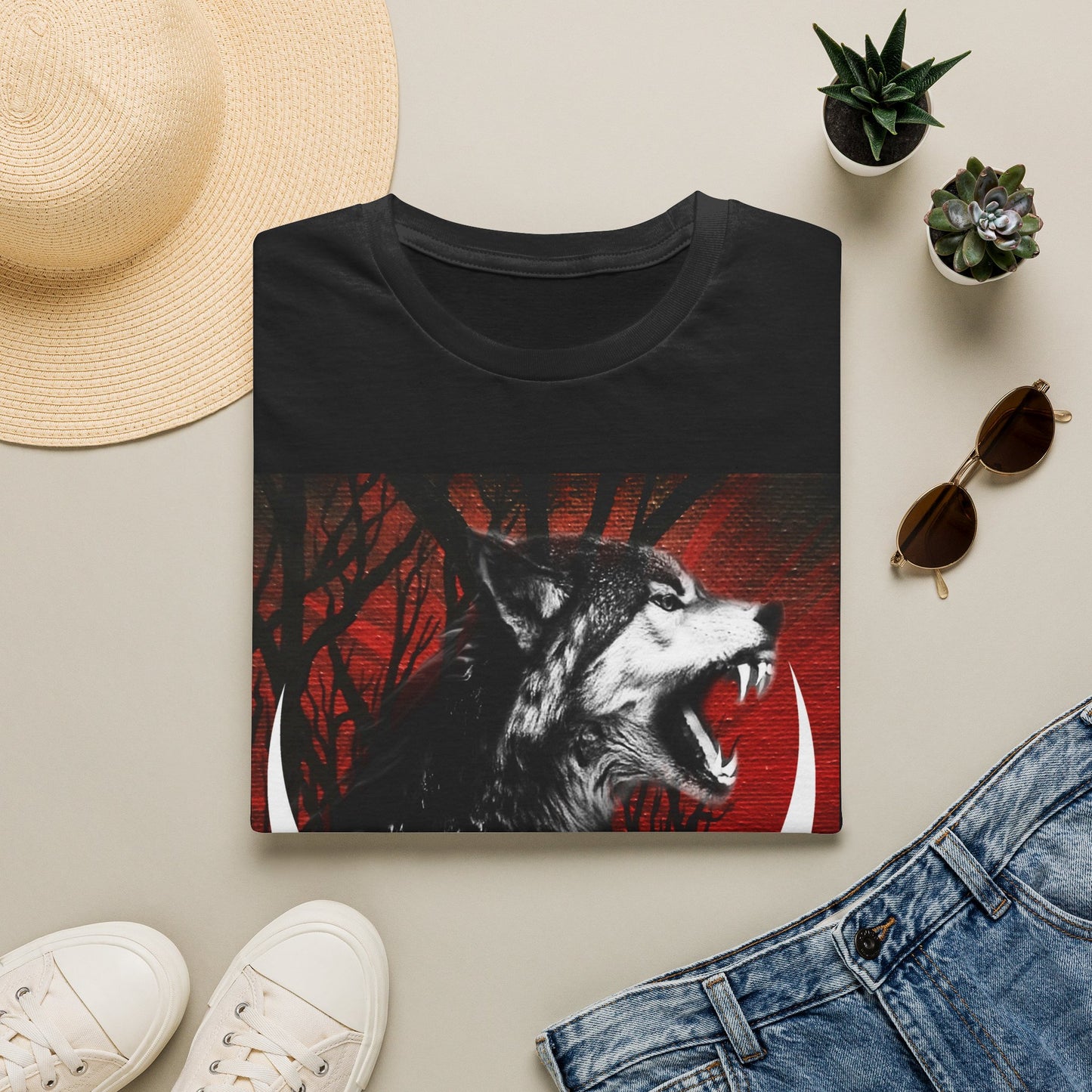Bayou Rougarou Krewe Unisex Softstyle T-Shirt (Version 2)