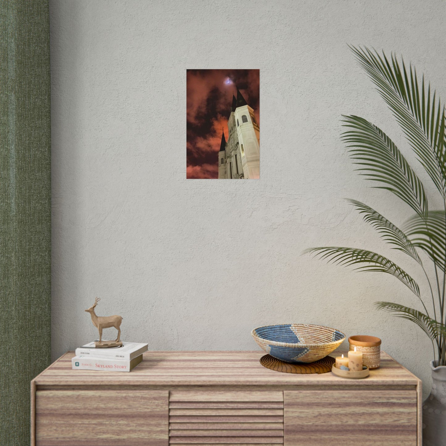 Moonrise Over St. Louis (V.1) Rolled Poster