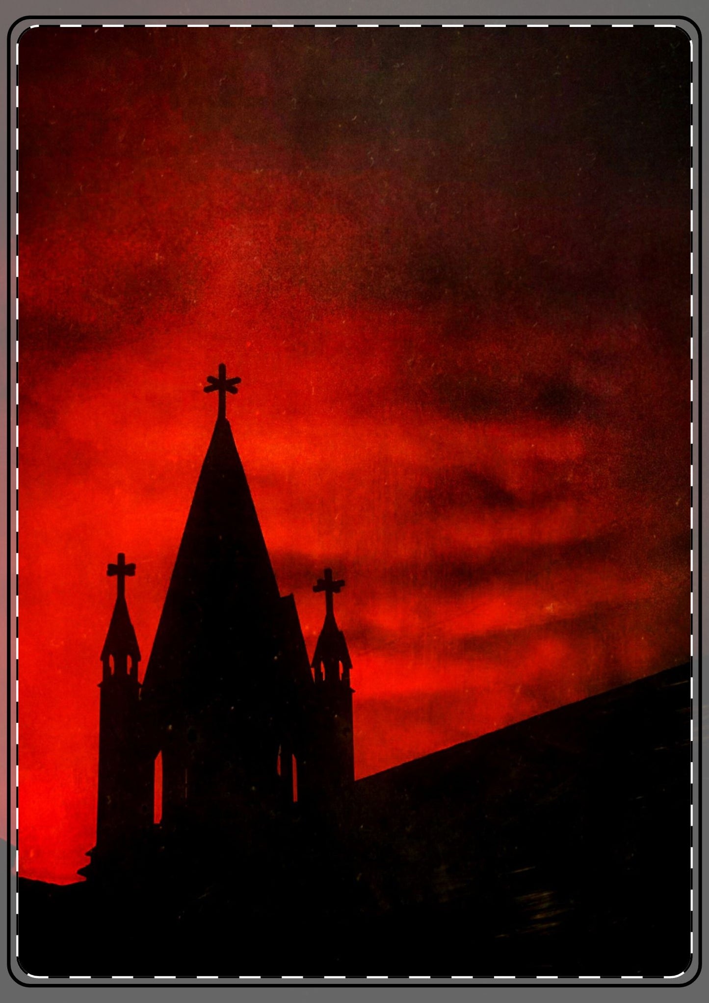 Blood Dusk Flat Greeting Cards (envelopes included)