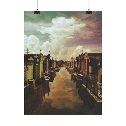 When The Sea Drenched The Heavens Rolled Poster