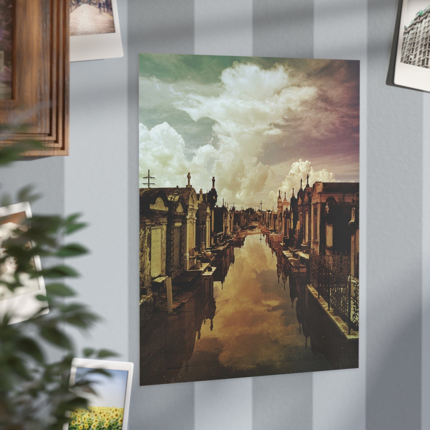 When The Sea Drenched The Heavens Paper Print
