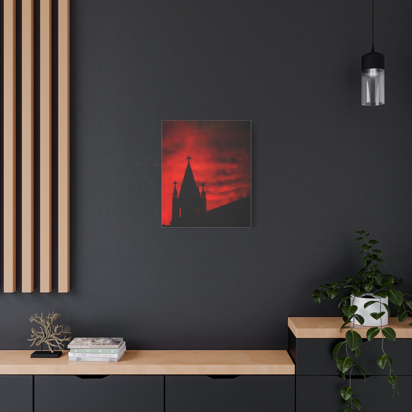 Blood Dusk Matte Canvas, Stretched, 1.25"
