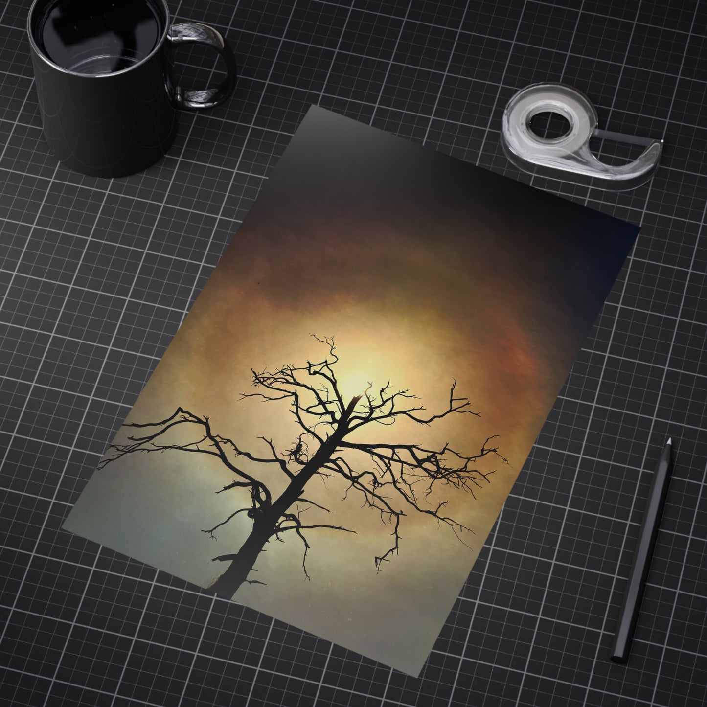 The Eye Opens Paper Print