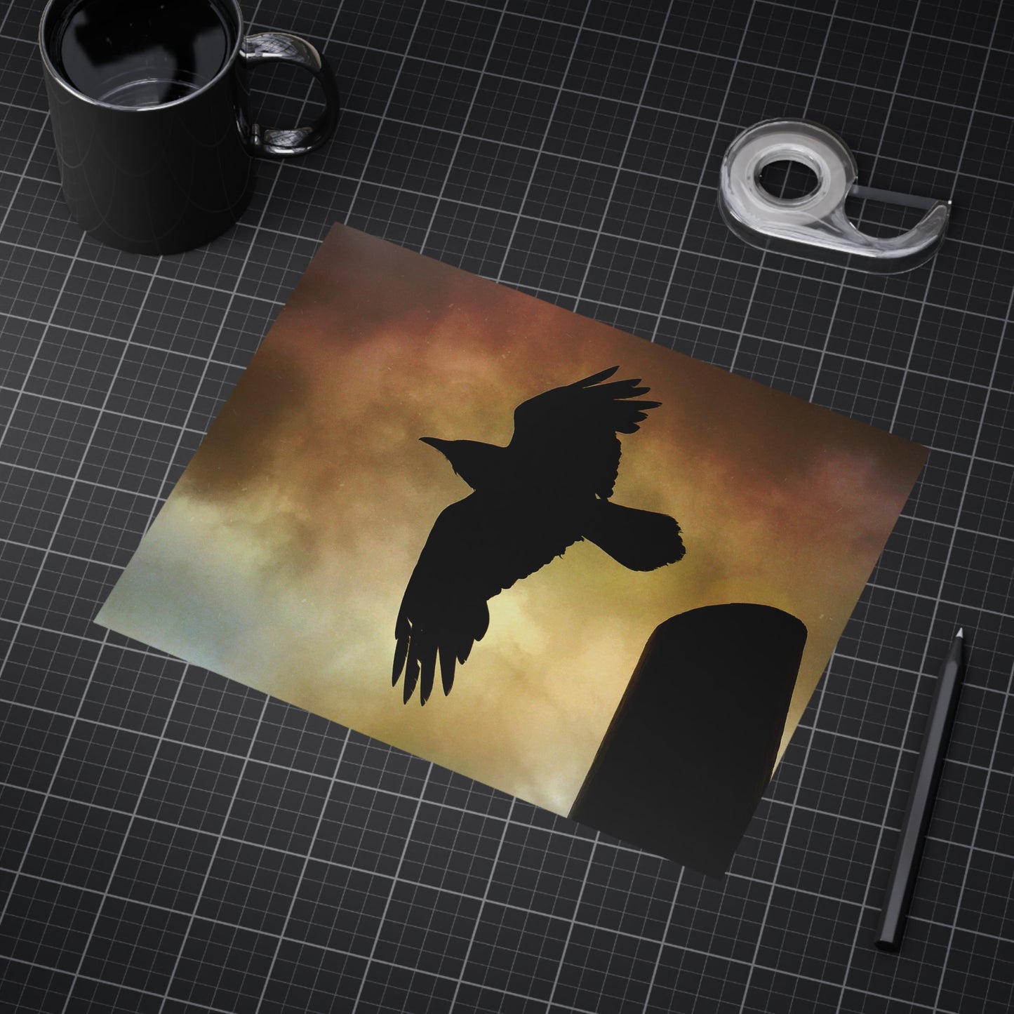 Guardian Awakens Paper Print