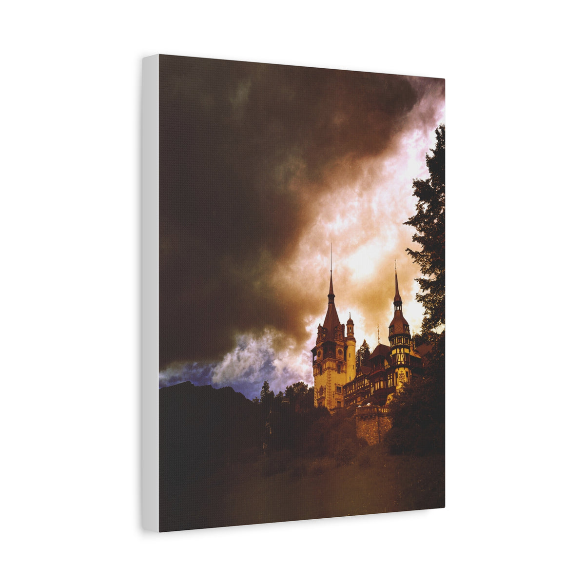 Peles Castle Matte Canvas, Stretched, 1.25"