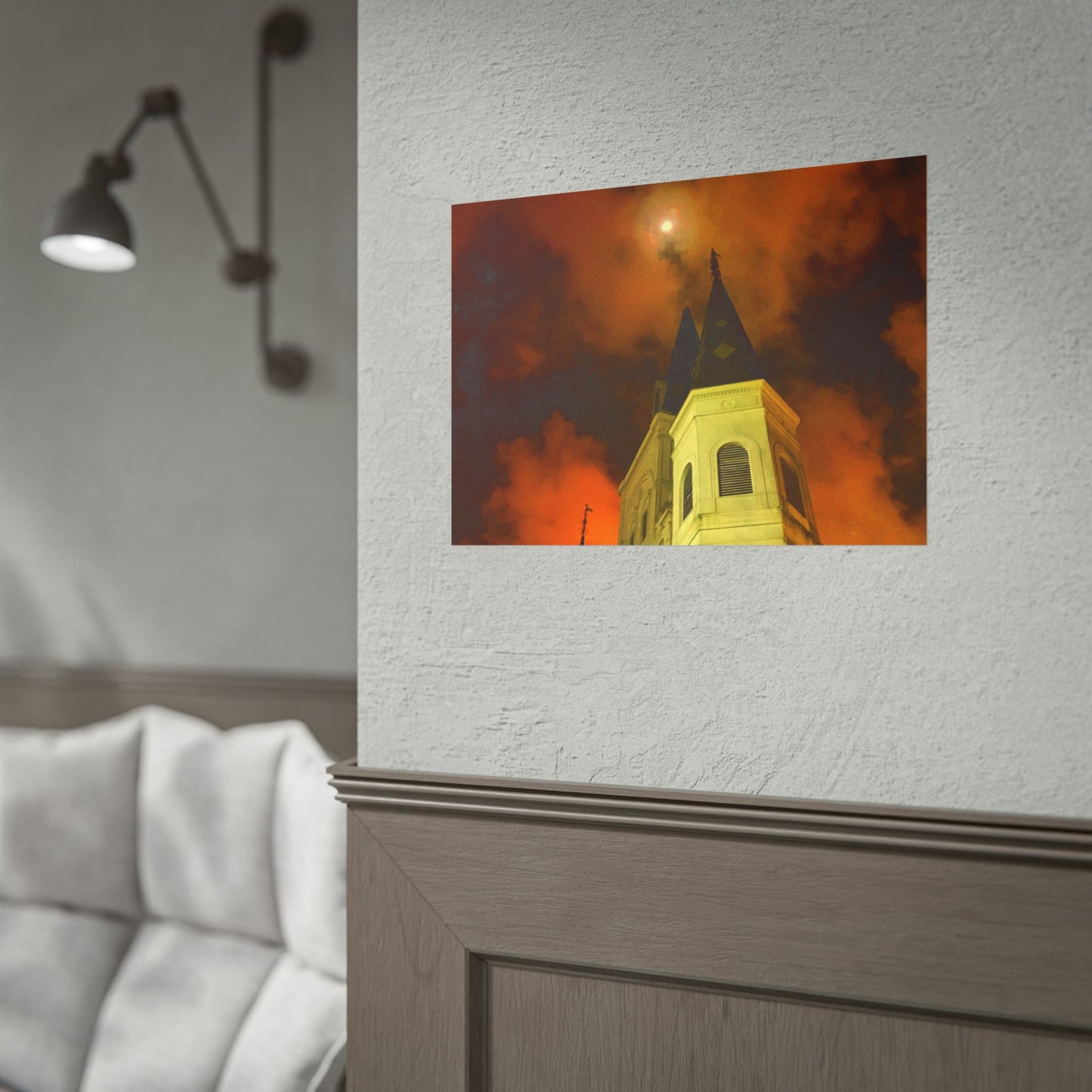 Moonrise Over St. Louis (V.2) Rolled Poster