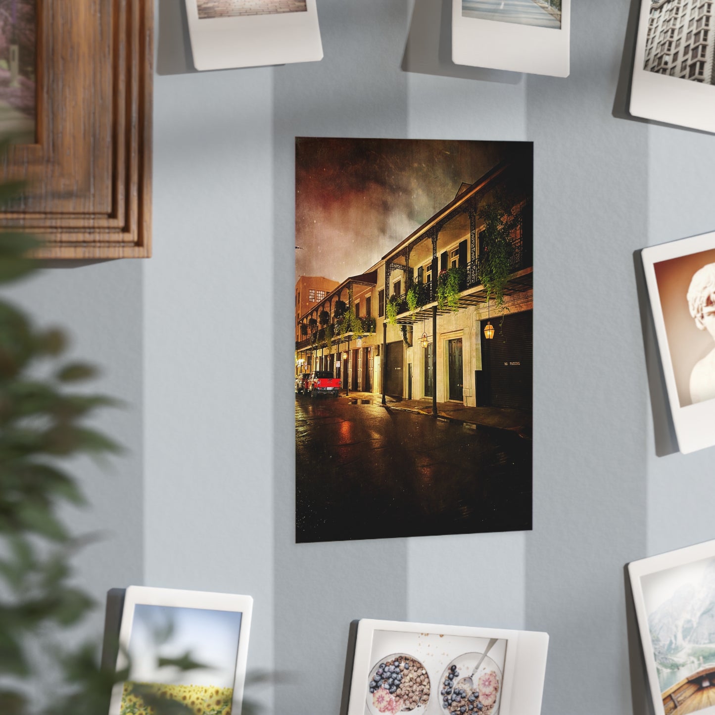 Frech Quarter Paper Print