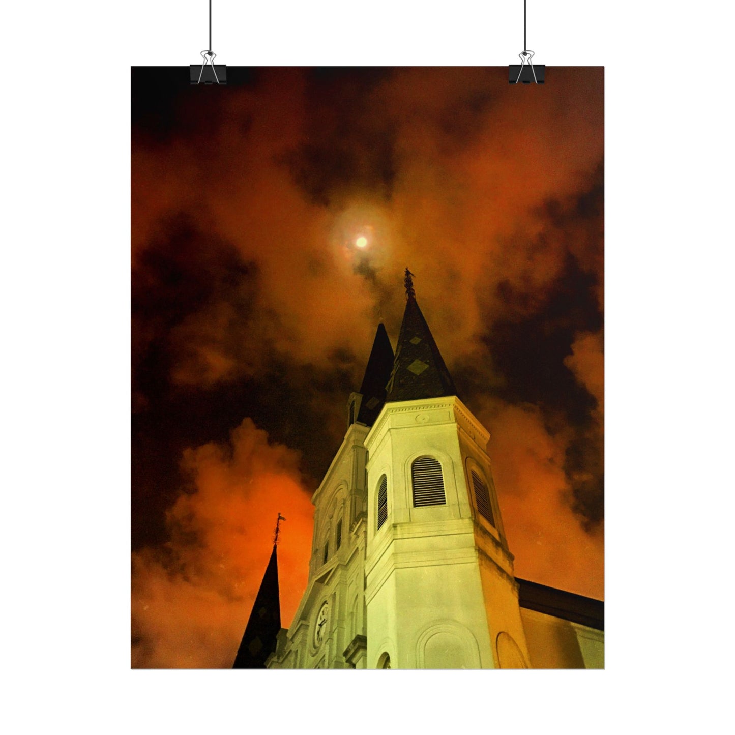 Moonrise Over St. Louis (V.2) Rolled Poster