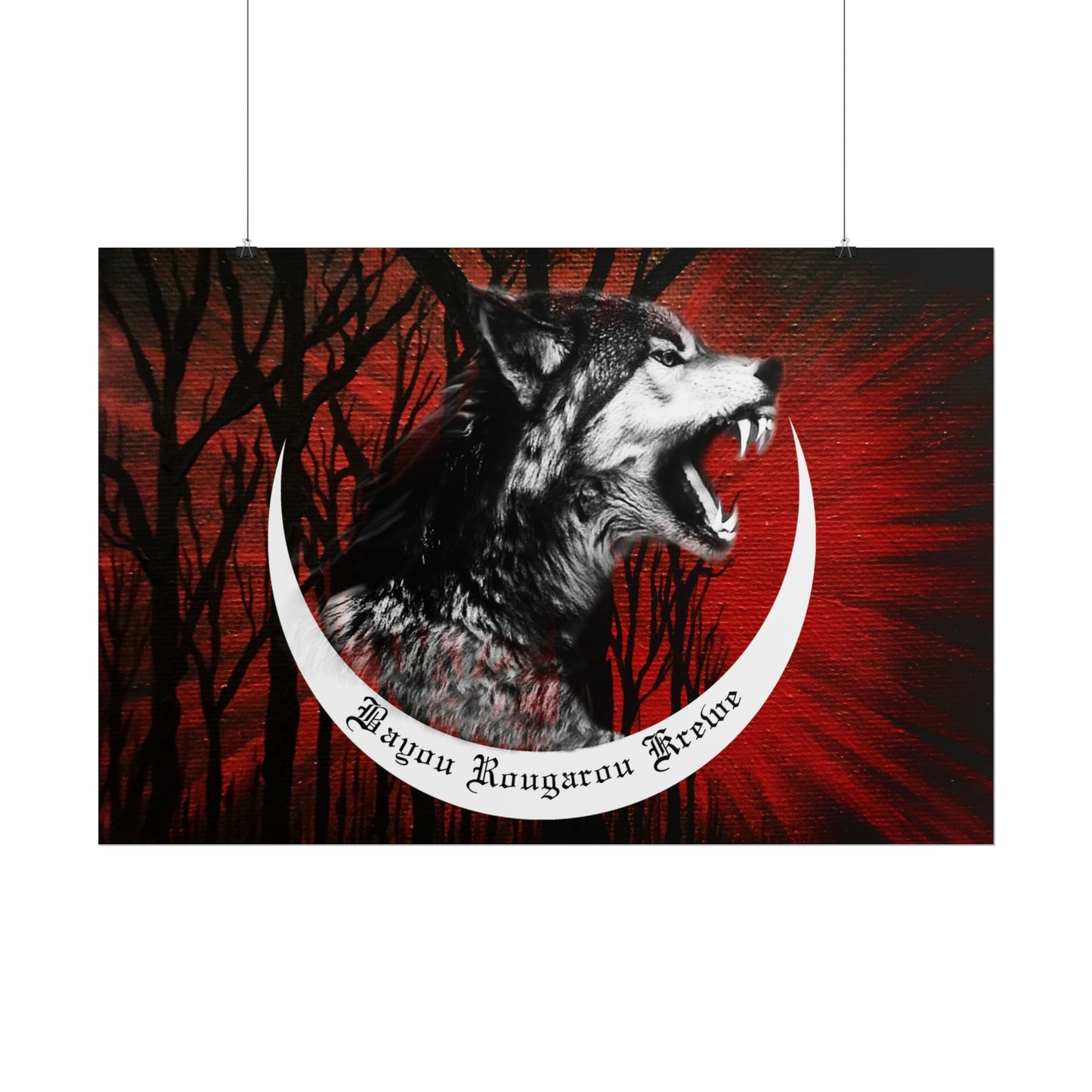 The Bayou Rougarou Krewe Rolled Poster