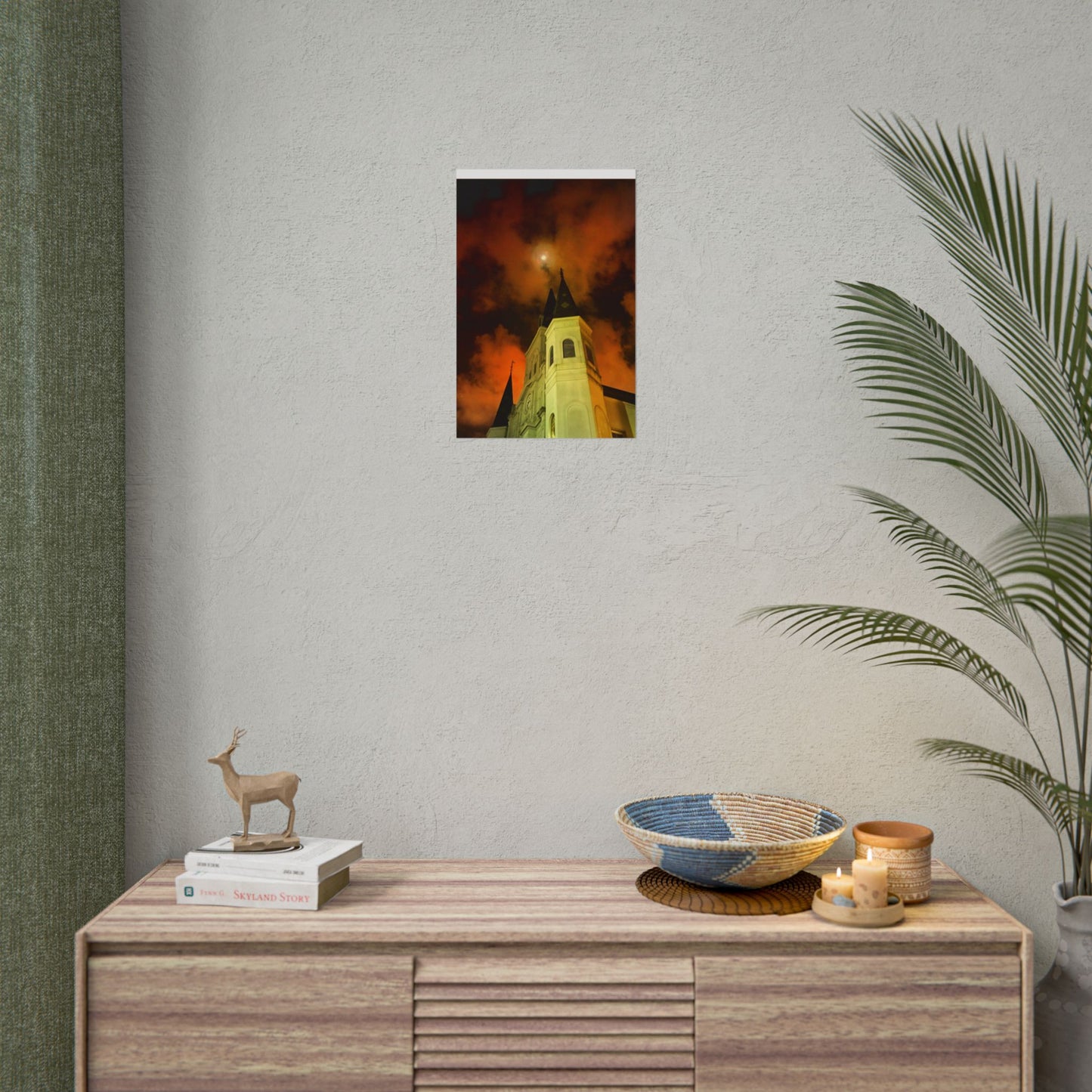 Moonrise Over St. Louis (V.2) Rolled Poster