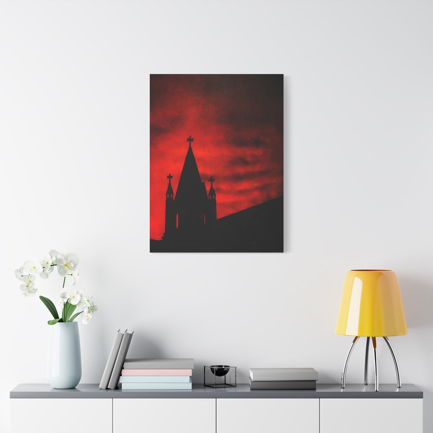 Blood Dusk Matte Canvas, Stretched, 1.25"