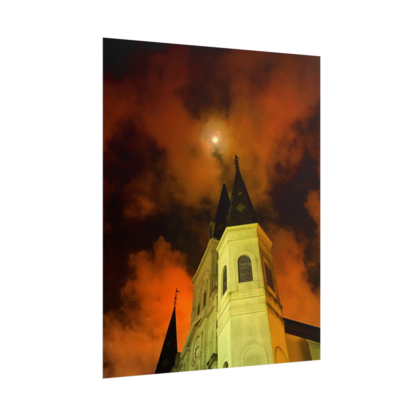 Moonrise Over St. Louis (V.2) Rolled Poster