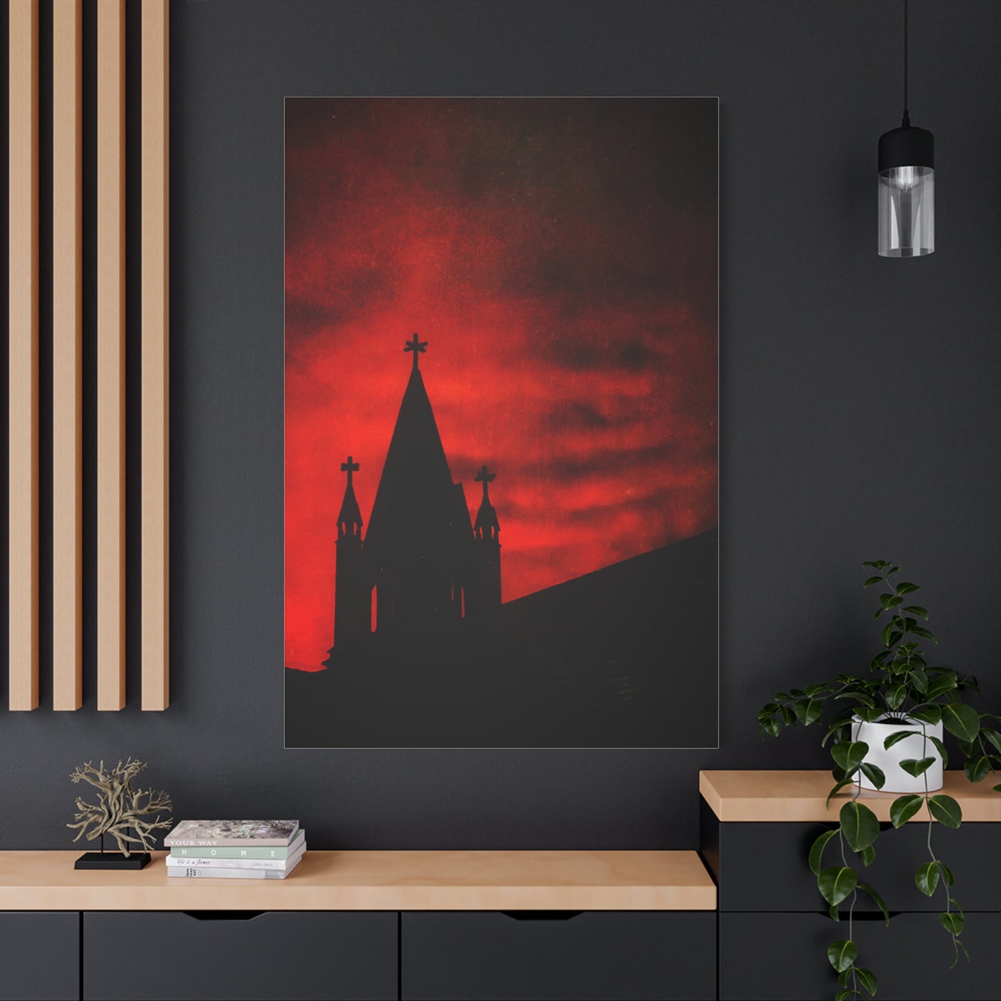 Blood Dusk Matte Canvas, Stretched, 1.25"