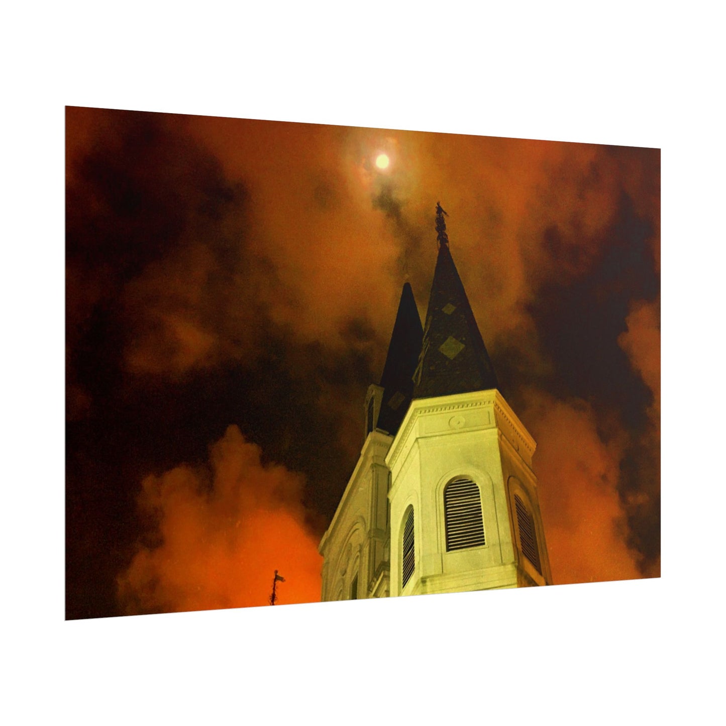 Moonrise Over St. Louis (V.2) Rolled Poster