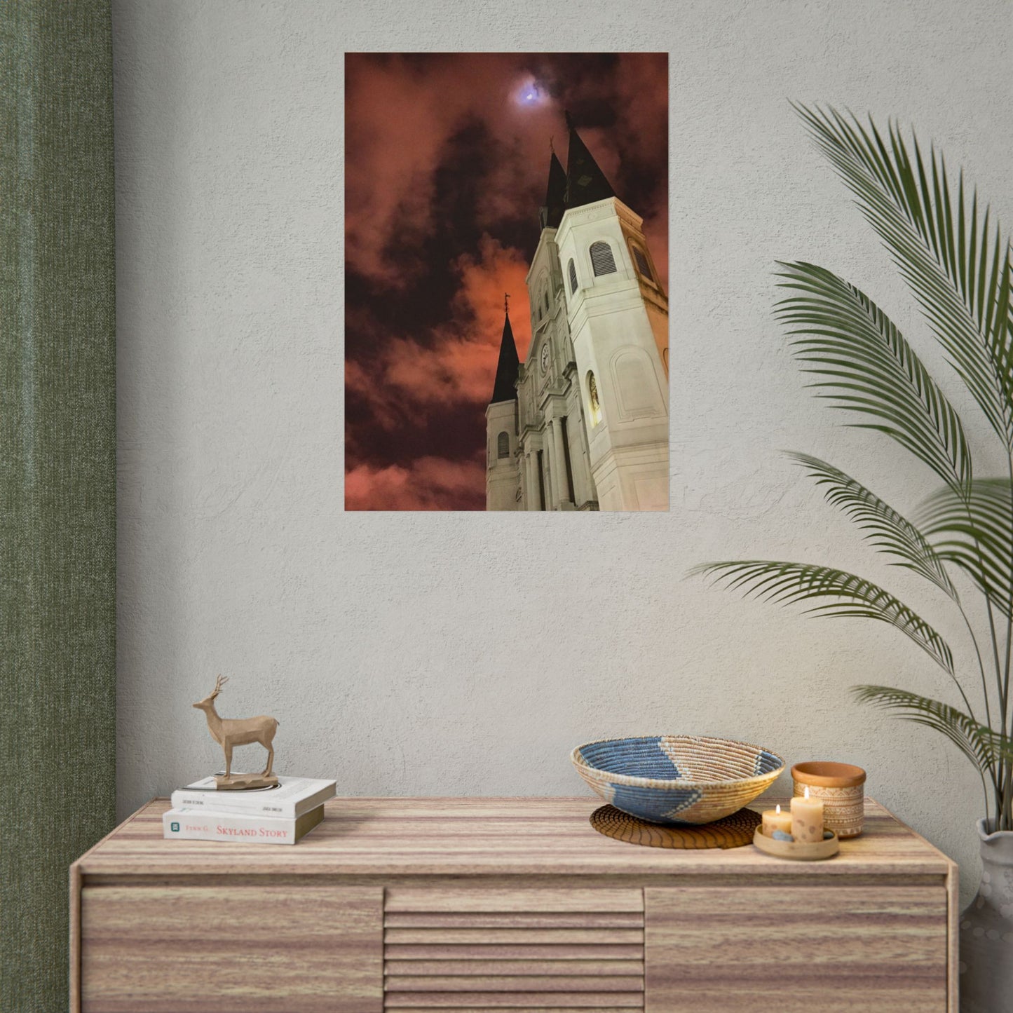 Moonrise Over St. Louis (V.1) Rolled Poster