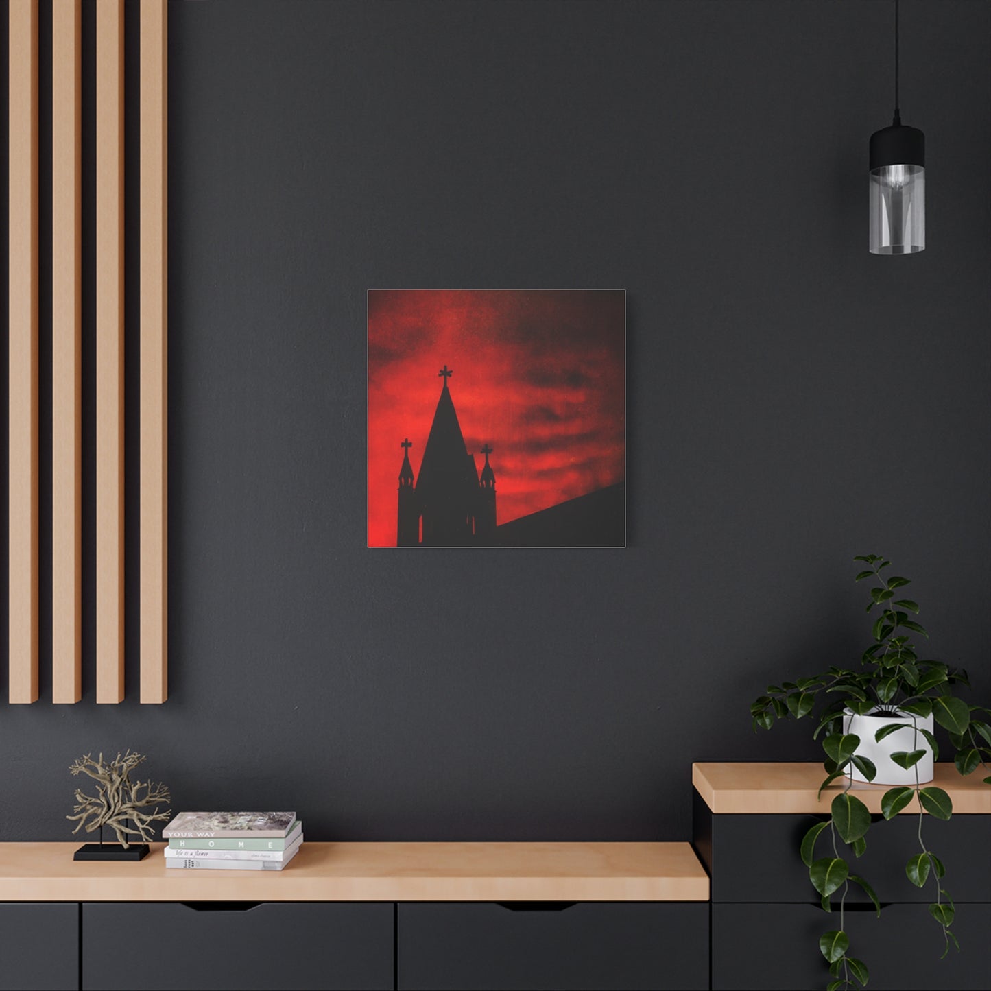 Blood Dusk Matte Canvas, Stretched, 1.25"